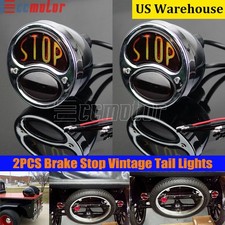Pair Rear Brake Taillight Indicator For 28-31 Ford Model A Custom Rat Hot Rod Pair Rear Brake Taillight Indicator For 28-31 Ford Model A Custom Rat Hot Rod
