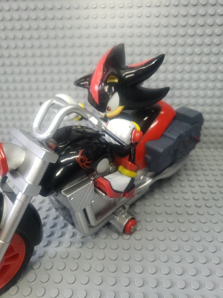 Shadow The Hedgehog Motorcycle Sonic Sega All-Stars Racing RC Bike Only Read Des - Image 2 of 4