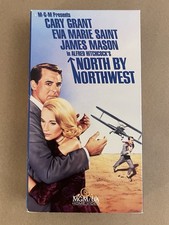 North by Northwest - VHS - Cart Grant Eva Marie Saint - Alfred Hitchcock - X4