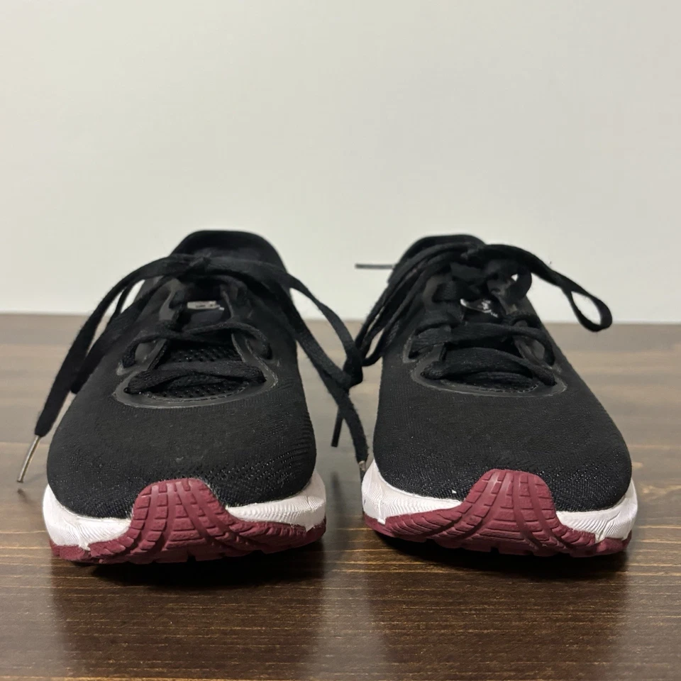 Under Armour Shoes Women’s 7 HOVR Sonic 5 Team Running Gamecock Black Burgundy - Image 2 of 4