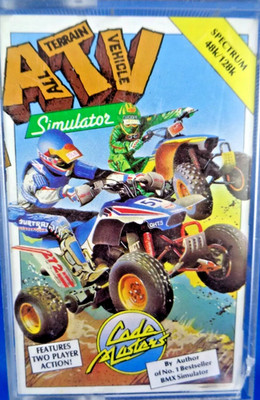 SINCLAIR ZX SPECTRUM -- ATV ALL TERRAIN VEHICLE SIMULATOR (CODEMASTERS)
