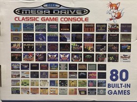 SEGA MEGA DRIVE &bull; CLASSIC GAME CONSOLE &bull; 80 GAMES INCLUDED &bull; MINI CONSOLE &bull;