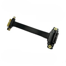 PCI-E 3.01X to 1X180 degree adapter extension cable