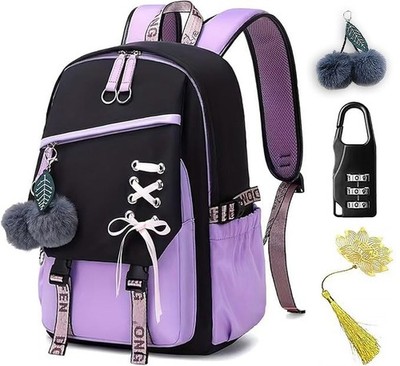 Teenage Girls Bookbag School Backpack Children Casual Daypack Schoolbag for T...