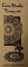 x818 Vintage mail order LW Pineapple Doily Pattern to Crochet Reproduction 