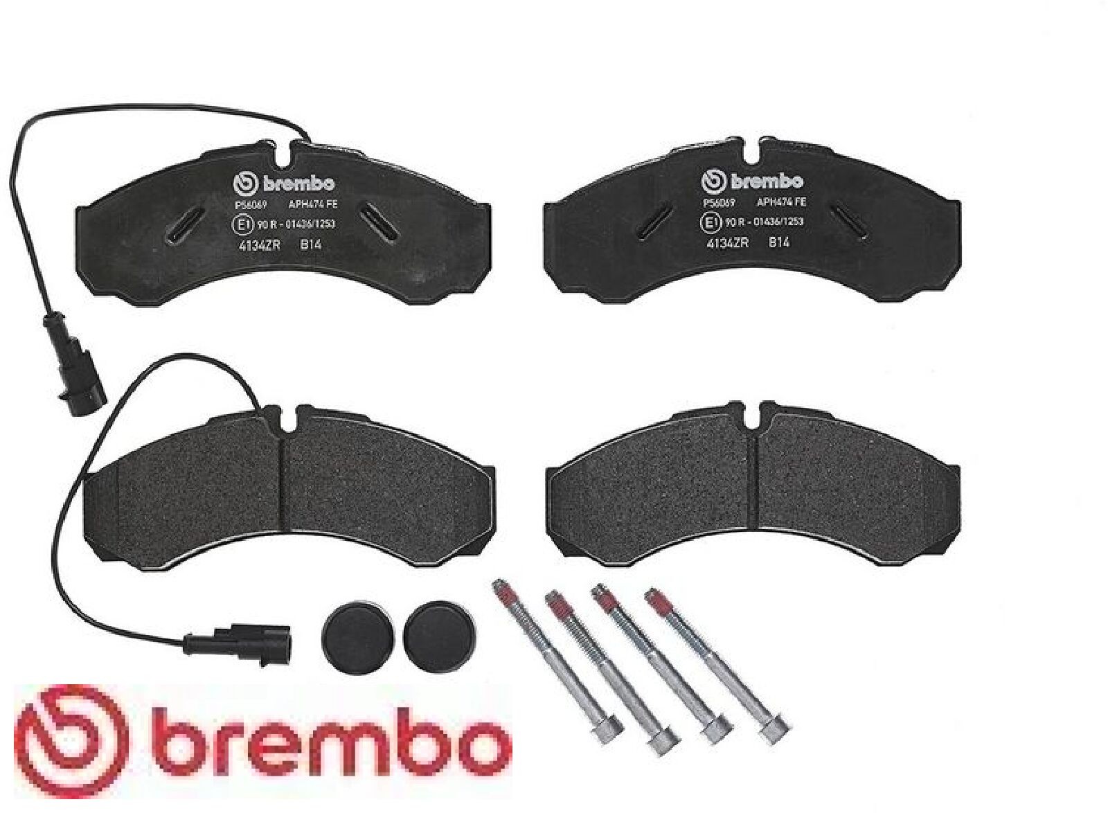 Bremsbelagsatz, Scheibenbremse P 56 069 BREMBO für IVECO NISSAN RENAULT TRUCKS - Bild 2