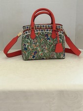 Tory Burch Robinson Mini Printed Top-Handle Bag