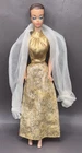 Vintage Barbie 1977 GUAG 9741 Star of The Show In Golden Glow Dress Get Ups N Go