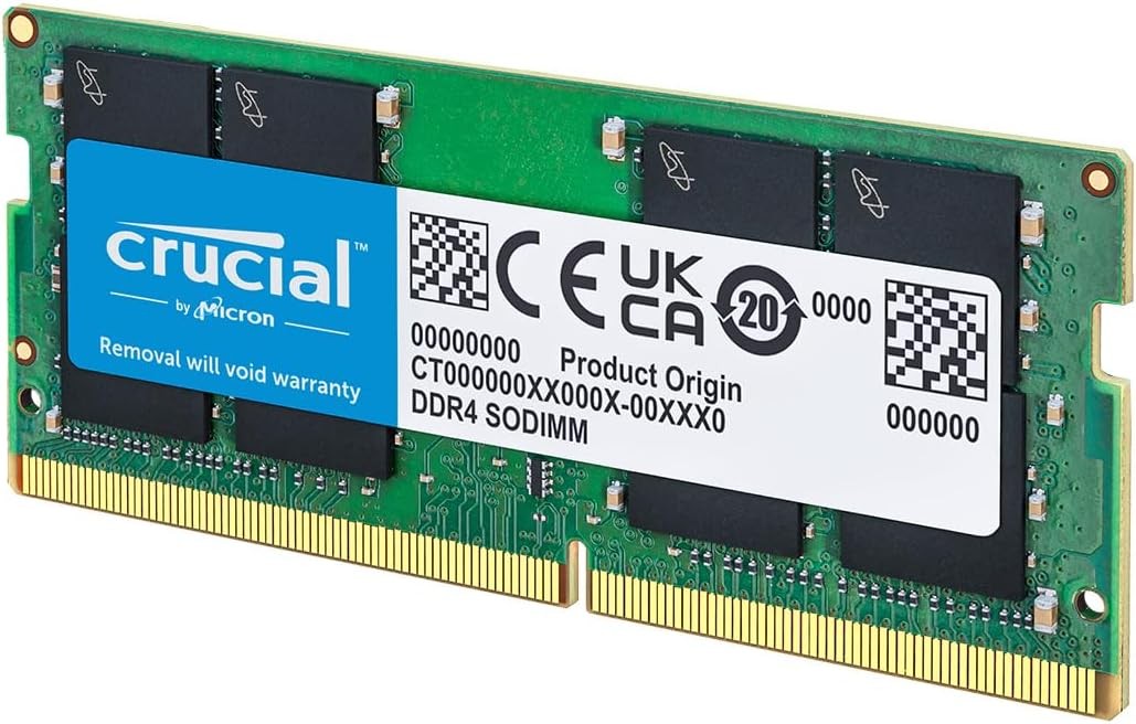 Crucial RAM 4GB DDR4 2400MHz CL17 Laptop Memory CT4G4SFS824A