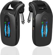 2.4GHZ Wireless Guitar System, Rechargeable Digital Wireless Guitar Transmitter