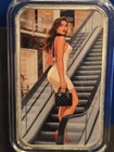 Bullion Baddies Series 6 Sasha Spree Nice Version 1 oz Silver Bar Colorized COA