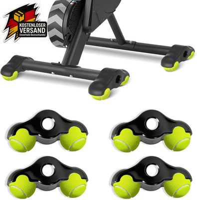 Indoor Cycling Dämpfungs- und Balance-Füße mit Tennisbällen für Wahoo KICKR Core