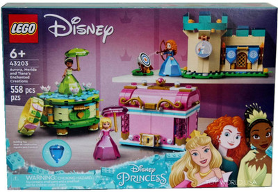 Lego #43203 DISNEY Aurora, Merida & Tiana's Enchanted Creations Building Toy