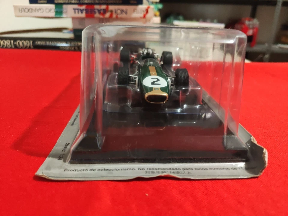 Collezione : Auto da corsa 1:24 BRABHAM BT24 DI Denis Hulme 1967 Con Fascic - Immagine 2 di 4