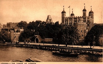 London-The Tower Of London,  Vintage Postcard