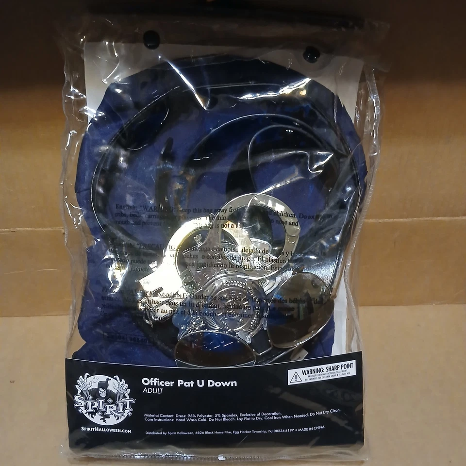 Dreamgirl Officer Pat U. Down Costume Adult Small Police Dress Up Halloween - Image 2 of 4