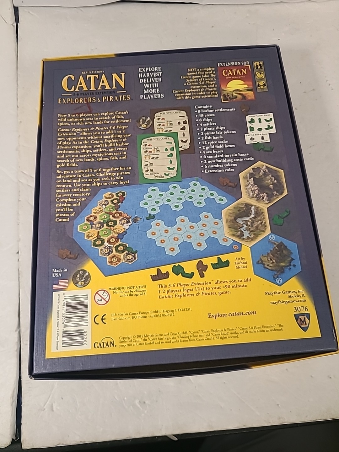 Catan: Explorers & Pirates 5-6 Player Extension 5th Edition - Catan Studio