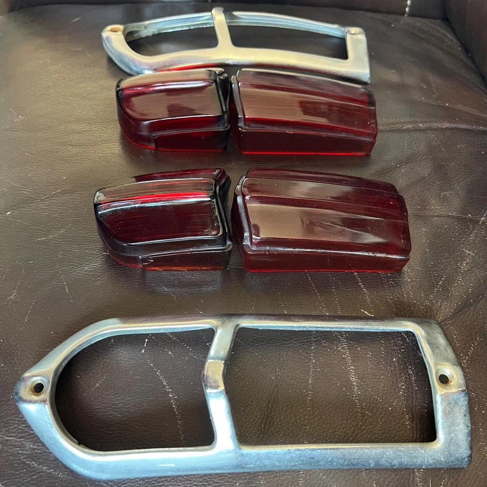 Luz Trasera Cadillac Bisel Cristal 1942 1946 1947 Serie 60S 61 62 63 Montaje Trasero Foto 4 de 4