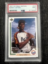 1991 UD Upper Deck Final Edition KENNY LOFTON #24F PSA 9 Cleveland Indians
