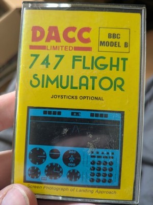 747 Flugsimulator Dacc Limited Acorn BBC Micro Model B