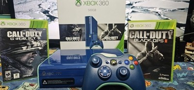 Microsoft Xbox 360 E Special Edition Blue Bundle Call Of Duty 500GB Blue Console
