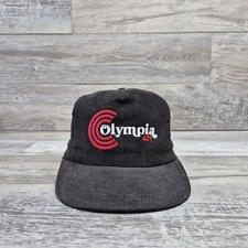 Vintage 90s Olympia 4.29 Corduroy Cap Hat Adult Men SnapBack Made In USA