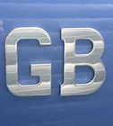 CLASSIC CAR GB BADGE, Beautifully Made In 3mm Stainless Steel The Very Best