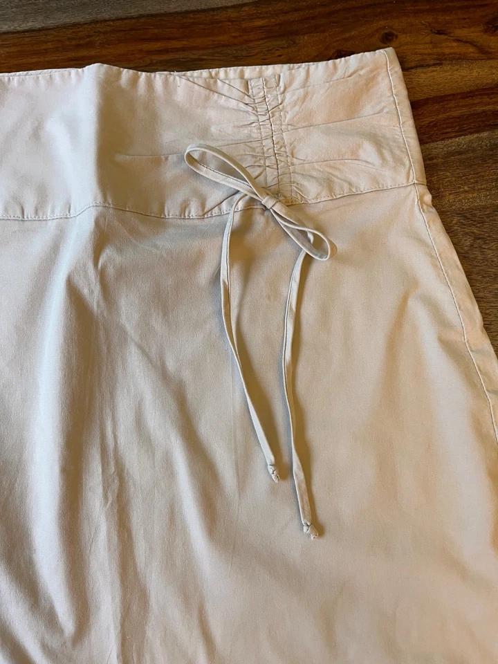 Y2K Exact Change Women A-Line Skirt Size 5 Beige - Image 3 of 4
