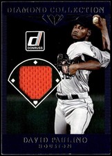 2017 Donruss #DC-DP David Paulino Diamond Collection Jersey E5