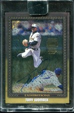 1998 Tony Womack Auto - Topps Archives Exhibitions in Mag #116 1/1 Pirates 