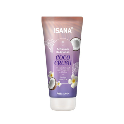 ISANA Shimmer Body Lotion Coco Crush 200ml | Frangipani und Kokos - Neu, OVP