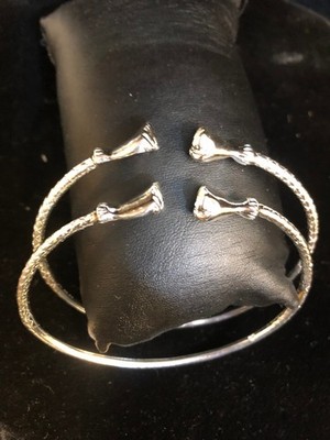 Sterling Silber .925, West Indianer Armreif Armband Set