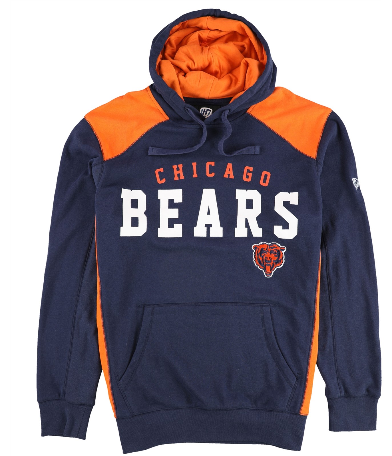 Спортивная мужская толстовка с капюшоном Chicago Bears Hoodie от G-III синяя большого размера 8790₽