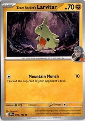Team Rocket's Larvitar 094/182 Destined Rivals