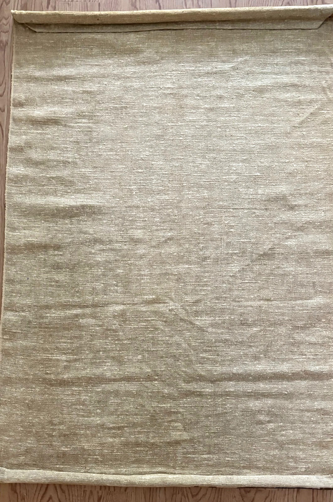 Robert Bushong Tom Tru MCM Linen City Skyline Wall Hanging 40" x 57", EUC