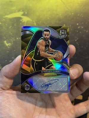 2021-22 PANINI SPECTRA STEPHEN CURRY GOLD /10 AUTOGRAPH WARRIORS