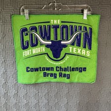 Leslie Jordan Hand Towel Green Cowtown Fort Worth Brag Rag Challenge Marathon