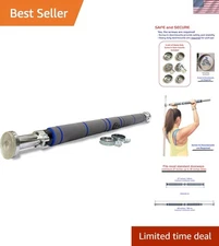 Heavy-Duty Pull Up Bar with Multiple Mounts - Supports 300 lbs for Home Use