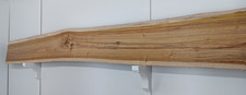 Canarywood Live-edge Slab, 1" x 10 1/2" - 11 1/2" x 97"