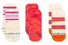 Stance 3 Pairs Baby crew casual socks Dye-Namic toddler 1-2 yrs new