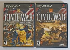 Activision History Channel Civil War Secret Missions + A Nation Divided PS2  Lot