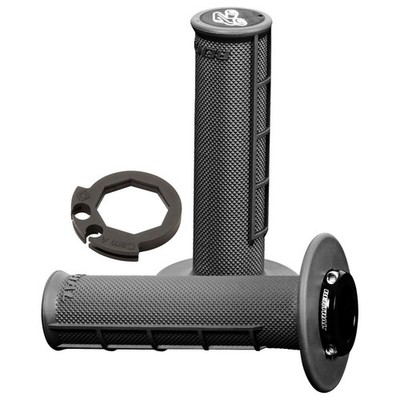 Renthal 21367200290e55-fcf4a9 Half Waffle MX Original Lock-On Grips Medium