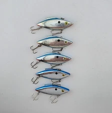 (5) Bill Lewis Rat-L-Trap 3" FLOATER Lipless Crankbait Fishing Lure Lot of 5