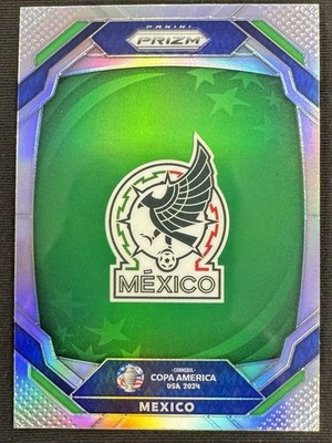 2024 Panini Prizm CONMEBOL Copa America - Team Badges Mexico #12 Silver Prizm