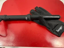 L'ange Titanium Curling Iron Wand Black 1.25" Barrel Lange Hair Curler Rod Glove
