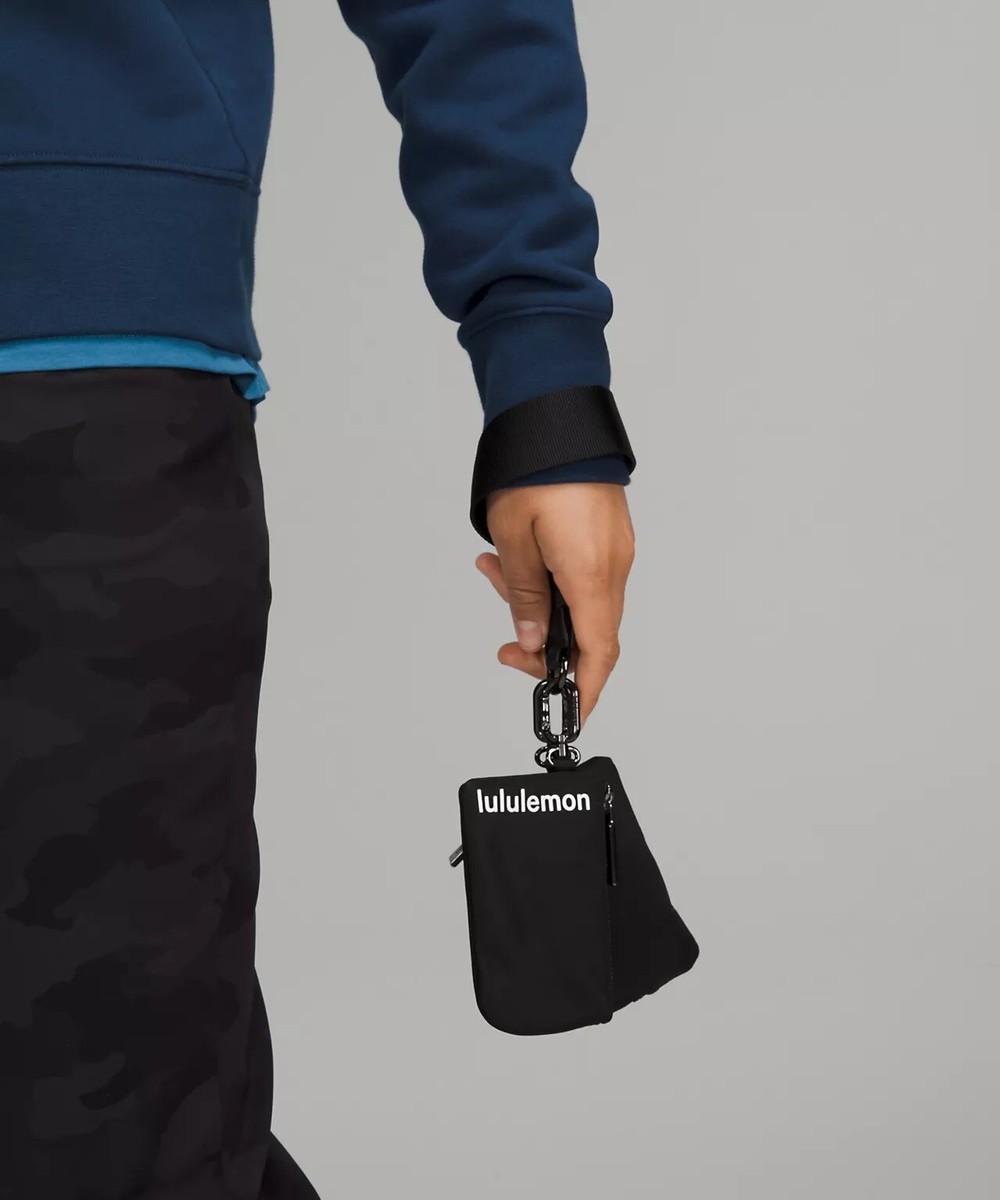 Lululemon Dual Pouch Wristlet Black SHIPS SAME DAY | eBay