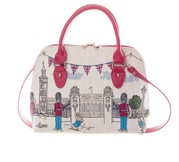 Signare Peter Rabbit Victorian Tapestry 2 in 1 Convertible Shoulder Grab Bag