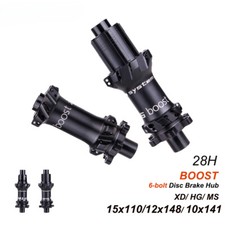 MTB Bicycle Hub BOOST 148mm 28 Hole HG XD MS 4 Pawls 6-Bolt 12 Speed Hub