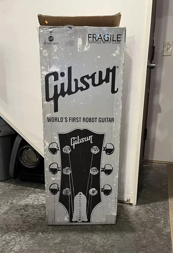 RARE 1st Edition 2007 Gibson Les Paul Robot Guitar Silver BOX ONLY