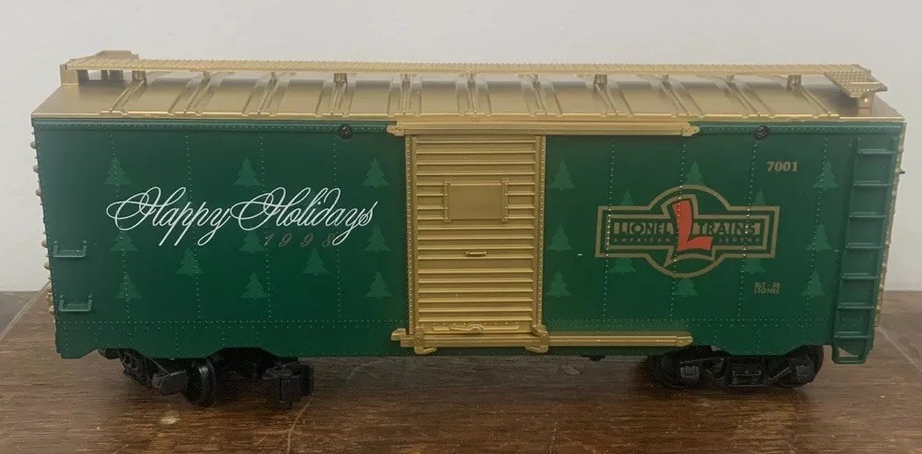 Vintage 1998 Lionel Trains Happy Holidays Box Car- Untested
